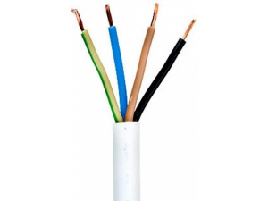 Провод 4*0,75 (белый) ПВС для RGB