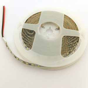 Лента свет. 24V 3528 CW 120 9,6W холодный белый