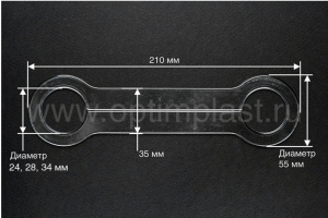 Обход трубы кость L210 №32